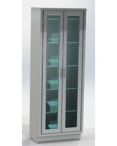 Lakeside 3018 Cabinet with Toe Kick. Width 36", Depth 18", Height 84".