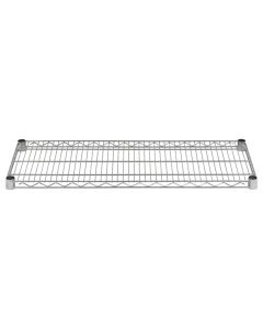 Logiquip 1436CH 36"L x 14"W x 1.25"H Wire Shelf, Chrome