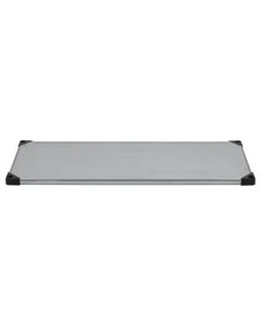 Logiquip 1836GS 36"L x 18"W x 1.25"H Solid Galvanized Steel Shelf