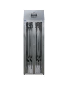 Logiquip 42490SCHG-10PTD Dri-Stor 30"L x 20"W x 95"H Scope Cabinet, HEPA Power Vent with Channel Purge