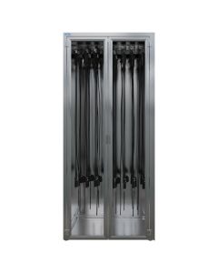 Logiquip 43790SCHG-16PSD-ADD Dri-Stor 36"L x 24"W x 92"H Scope Cabinet, HEPA Power Vent with Channel Purge