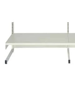 Logiquip PFW1818SH 18"L x 18"W x 2.75"H Lean Wall Dust Shelf, Epoxy Coated