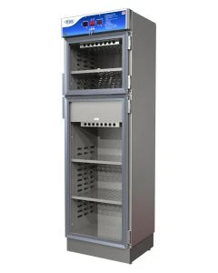 MAC Medical DWC182474T 9.44 cu. ft. Warming Cabinet - Dual Chamber, 20.5"D X 24"W X 74.5"H - Glass