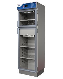 MAC Medical DWC182474T-TS 9.44 cu. ft. Warming Cabinet - Dual Chamber, Touch Screen, 20.5"D X 24"W X 74.5"H - Glass