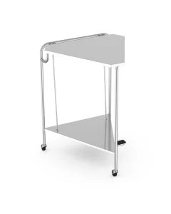 MAC Medical LH-1001-FOL Triangle Linen Hamper with Foot Operated Lid for 25" Bag