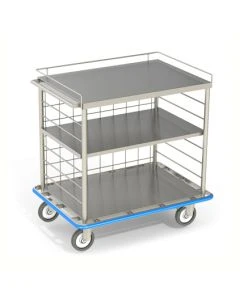 MAC Medical MMOCC13-DC Open Case Cart, 40.375"L X 29.375"W X 41.125"H [BASE CART, NO SHELVES]
