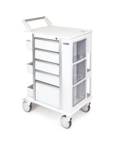 Marketlab 138758 Insight Ergo Phlebotomy Cart with 5 Drawers and 5" Casters