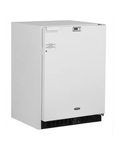 Marvel Scientific 24" All Refrigerator with External Temperature Display and Control - White Door, White Cabinet, Door Lock - Discontinued