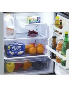 Marvel Scientific MARE224-SS41A 24" Low Profile Refrigerator, Stainless Steel, Solid Door, Lock, Right Hinge