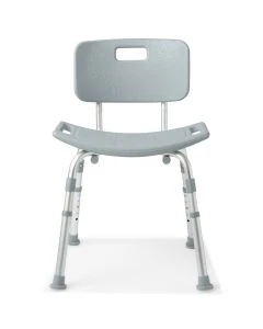 Medline G2-101KX1 Aluminum Shower Chair with Back