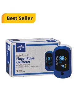 Medline HCSM70S Soft-Touch OLED Finger Pulse Oximeter