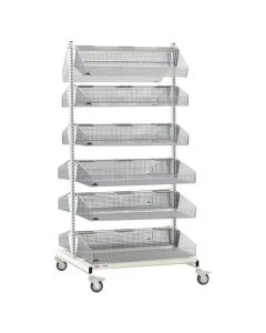 Metro QB248-M12 Dbl, 48"L, 12 Bskt 6-18, Mobile, Starter