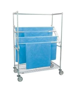 Metro 24" Shelf Sterile Wrap Rack with Chrome Plated