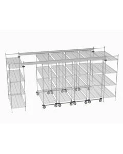 Metro TT16-E2460M2460C Tt Ez Kit - 16Ft  60In Shf Nc