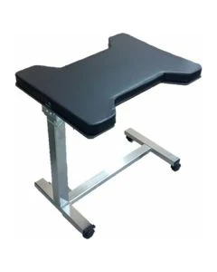Mid Central Medical AHT320-MB Hourglass shaped hand table with mobile base and locking casters.