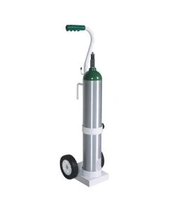 Newmatic Medical 11885 MRI E/D Single Cylinder Hand Cart