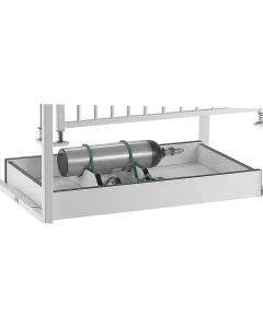 Novum - NK Medical U105 Under Crib Storage Bins with Oxygen Tank Cutouts & Shelves