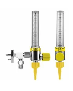 Ohio Medical 7705-1266-921 15 L/min Medical Air Pressure Compensated Flowmeter with Chemetron Rectangle Striker Connection