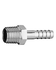 Ohio Medical NF-HB4-M2 NPT Fitting, Hose Barb Male, 1/4" Hose Barb x 1/8" Male
