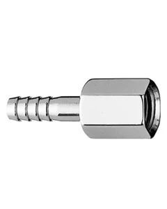 Ohio Medical NF-HB5-F4 NPT Fitting, Hose Barb Female, 5/16" Hose Barb x 1/4" Male