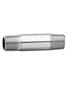 Ohio Medical NF-PNM2-20 NPT Fitting, Pipe Nipple, 1/8" Male x 2" L