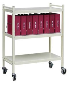 Omnimed 261207 Big Beam Standard Omnicart Vertical Rack - 8 Cap - Gray