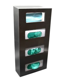 Omnimed 305371 Stainless Mask and Triple Glove Box Holder