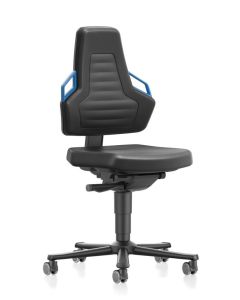 Bimos 20025403 Nexxit ESD Chair 9033E, Desk Height, Armless-Black 
Handles