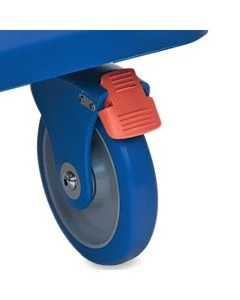 Pedigo 57-SS-HD-B/2 6" Stainless Steel Swivel Caster with Stainless Steel Bearings Swivel Locks, Set of 2