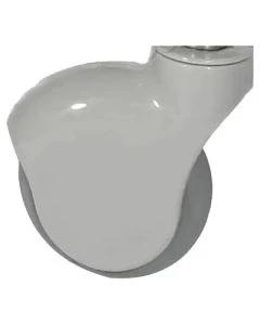 Pedigo 62-B 3" GREY HOODED CASTER WITH SOCKET MOUNT FOR P-1080, P-1083 SERIES IV STANDS AND P-1015-TC FOOTSTOOL TRANSPORTATION CART.