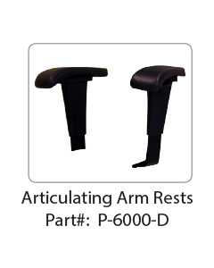 Pedigo Arm Rests for Pedigo P-6000 Surgeons Stool, P-6000-D
