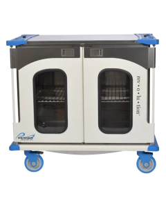Pedigo RCC-242-B Rev-O-Lu-Tion Enclosed Surgical Case Cart