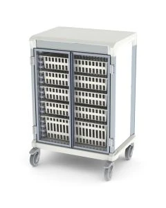 Pegasus Medical APL-2.0E-GD Apollo 2 Panels Single E Cart, Glass Door