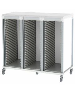 Pegasus Medical APL-3.0UUU-ND Apollo 3 Panels Triple U Cart, No Door Open