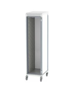 Pegasus Medical APL-4.6U-GD Apollo 4.6 Panels Single U Cart, Glass Door
