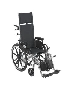 Drive Viper Plus Light Weight Reclining Wheelchair W/ Elevating Legrest and Various Flip Back Arm Styles