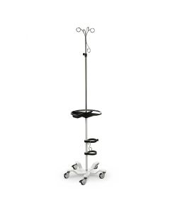 Pryor 122T 22" IV Stand with 5-Legs, 5-Hook Top