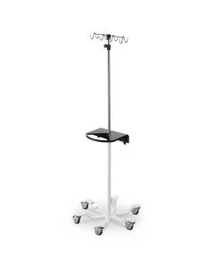 Pryor 372 25" Medium Duty IV Stand with 6 Legs, 8-Hook Top