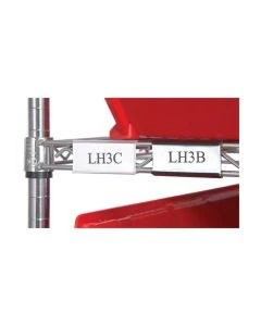 Quantum LH3B 3"W Label Holder for Shelf, Gray
