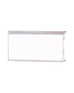 Quantum LH57C 57"L Label Holder for Shelf, Clear