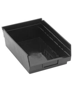 Quantum QSB107BR 11.63" x 8.38" Recycled Shelf Bin, Black MOQ: 20