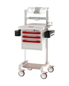 Metro NB50-PHL2 Nimbl Phlebotomy Supply Cart With Pushbutton Lock