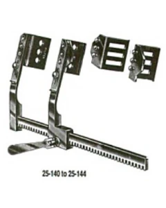 Miltex 25-140 Rib Spreader, 8", 2 pairs Interchangeable Blades 48mm D x 65mm W & 72mm D x 64mm W