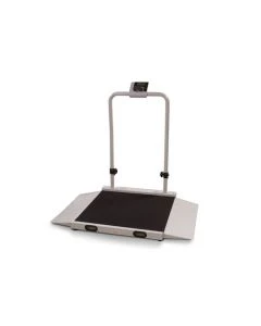 Rice Lake 350-10-3M Dual-ramp Metal Top Wheelchair Scale