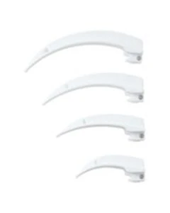 Riester 12296 Ri-Dispo 105mm x 80mm x 11mm Disposable Laryngoscope Blade with Fiber Optic Handles