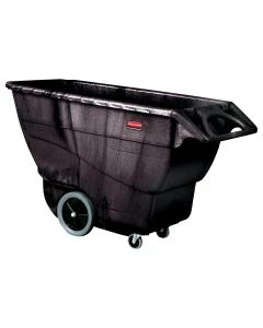Rubbermaid Tilt Truck 2100 Lb Heavy-Duty 1 Yard, Black, FG9T1600BLA