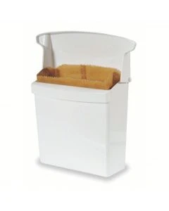 Rubbermaid Sani Napkin Receptacle, White, FG614000WHT