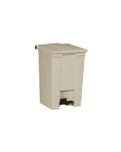 Rubbermaid Step-On Can 12 Gallon, Beige, FG614400BEIG