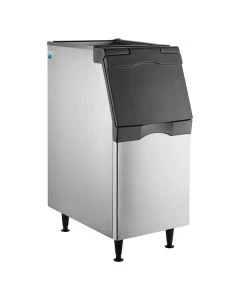 Scotsman B322S 22" Metallic Exterior Ice Storage Bin, 370 lbs