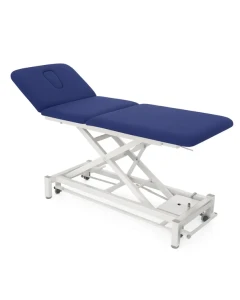 Chattanooga 3133103CA 3-Section Electric Treatment Table, All-Round Switch, 4 Casters - Blue